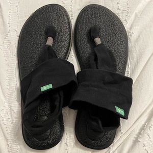 Sanuk Yoga Sling Sandals, Size 9